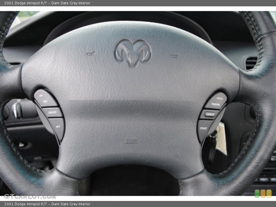 Dark Slate Gray Interior Controls for the 2001 Dodge Intrepid R/T #69045002