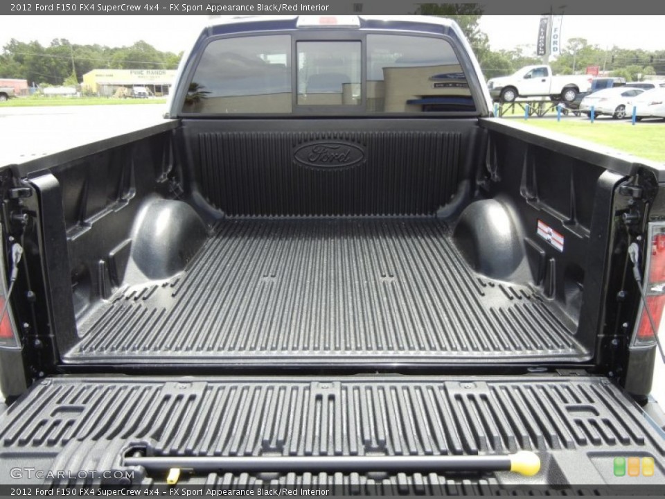 FX Sport Appearance Black/Red Interior Trunk for the 2012 Ford F150 FX4 SuperCrew 4x4 #69045653