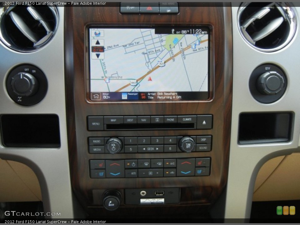 Pale Adobe Interior Navigation for the 2012 Ford F150 Lariat SuperCrew #69045764