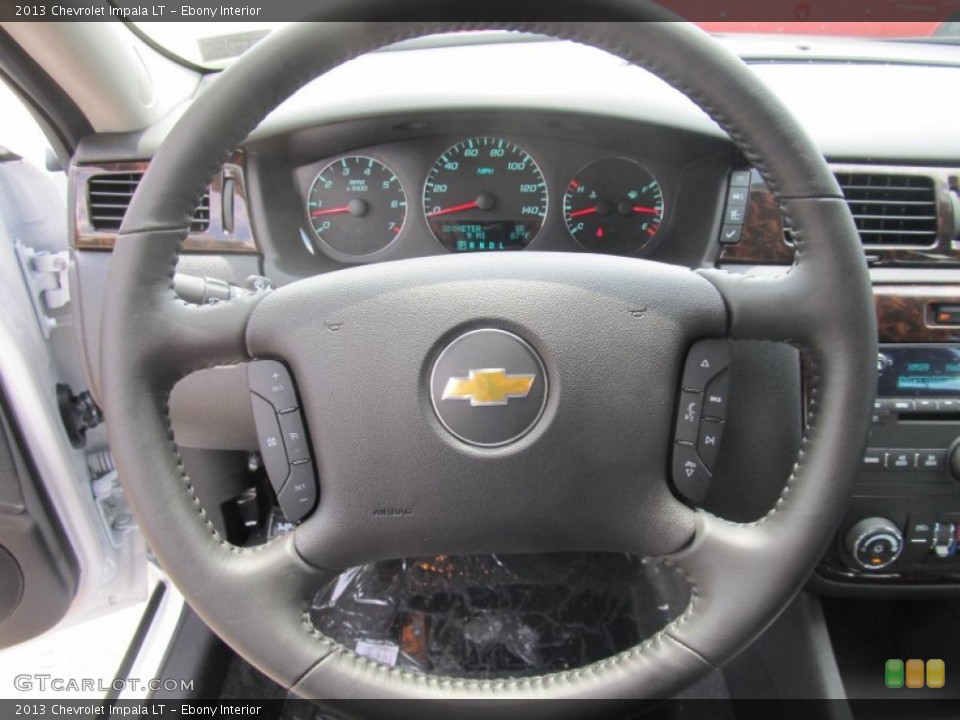 Ebony Interior Steering Wheel for the 2013 Chevrolet Impala LT #69046846