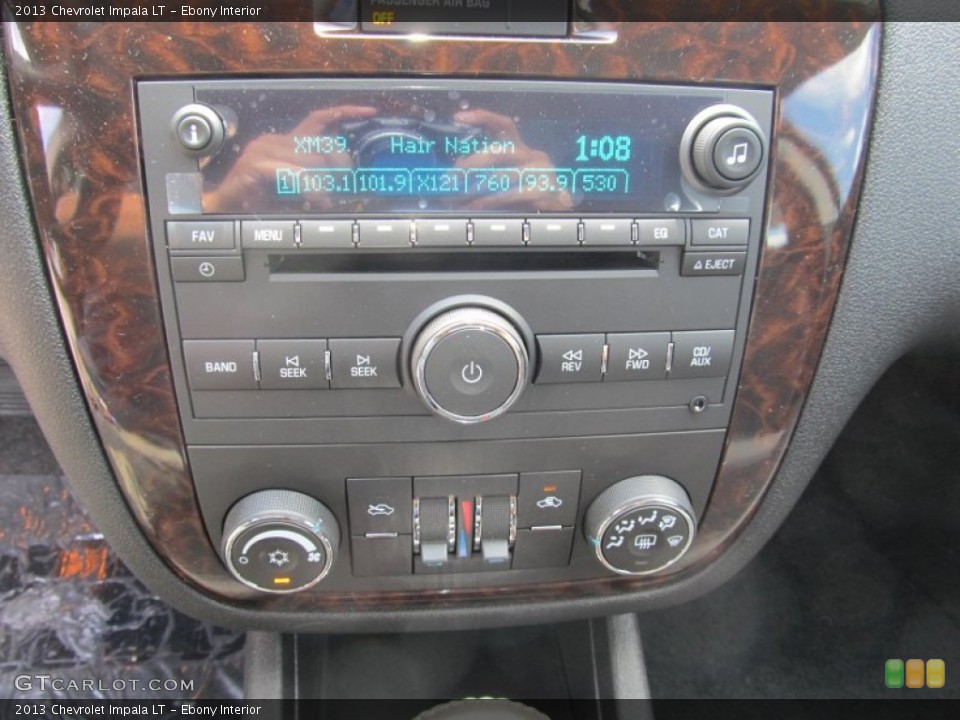 Ebony Interior Controls for the 2013 Chevrolet Impala LT #69046853