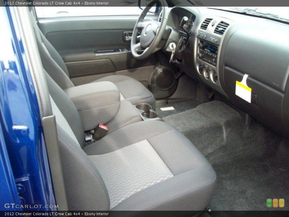 Ebony Interior Photo for the 2012 Chevrolet Colorado LT Crew Cab 4x4 #69048581
