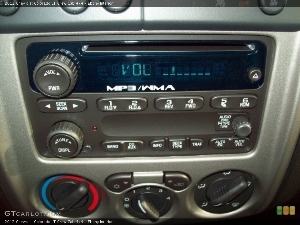 Ebony Interior Audio System for the 2012 Chevrolet Colorado LT Crew Cab 4x4 #69048593