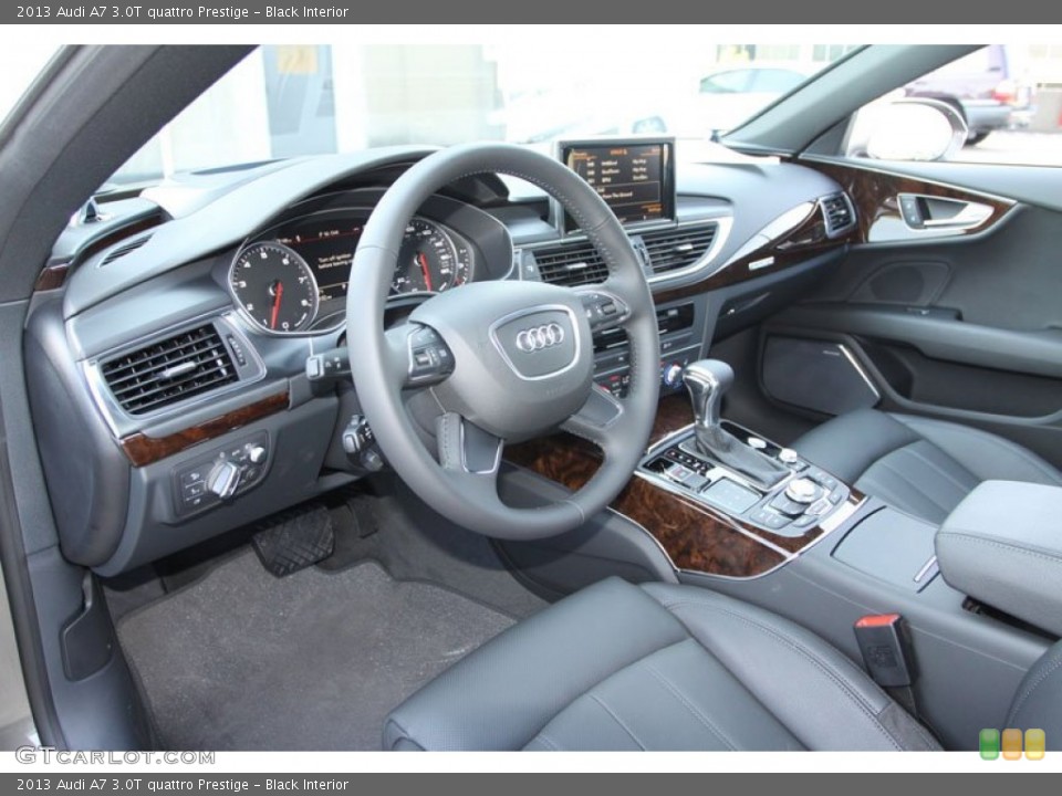 Black Interior Prime Interior for the 2013 Audi A7 3.0T quattro Prestige #69049760