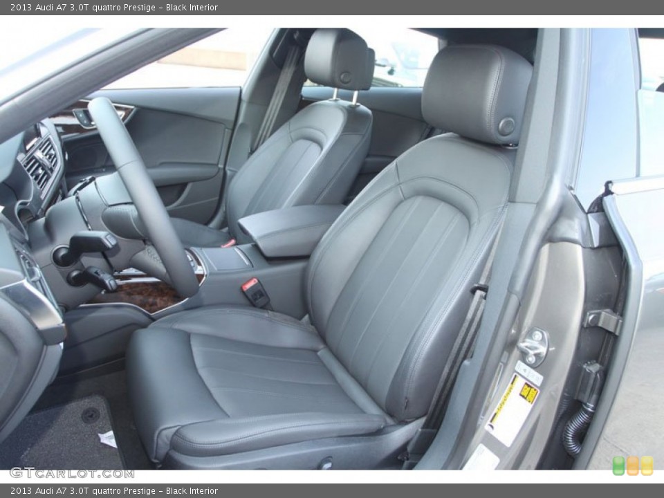 Black Interior Front Seat for the 2013 Audi A7 3.0T quattro Prestige #69049769
