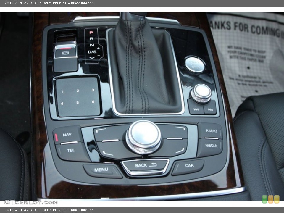 Black Interior Controls for the 2013 Audi A7 3.0T quattro Prestige #69049865