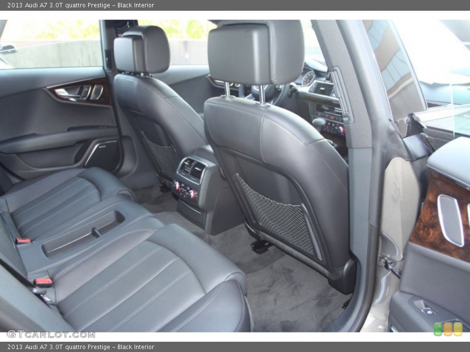 Black Interior Rear Seat for the 2013 Audi A7 3.0T quattro Prestige #69049895