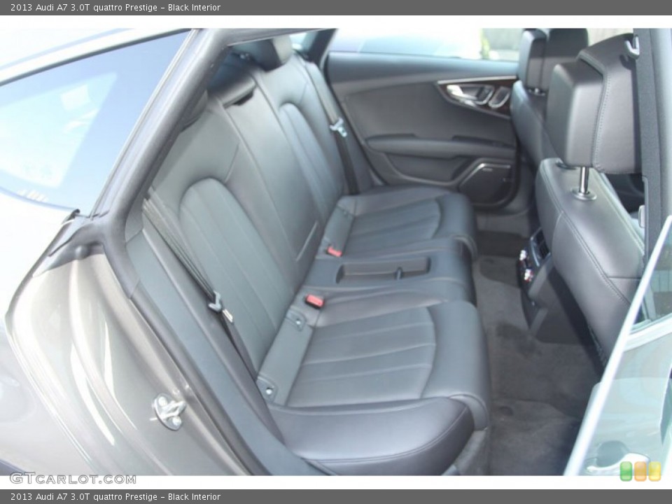 Black Interior Rear Seat for the 2013 Audi A7 3.0T quattro Prestige #69049904