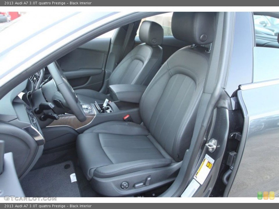 Black Interior Front Seat for the 2013 Audi A7 3.0T quattro Prestige #69050055