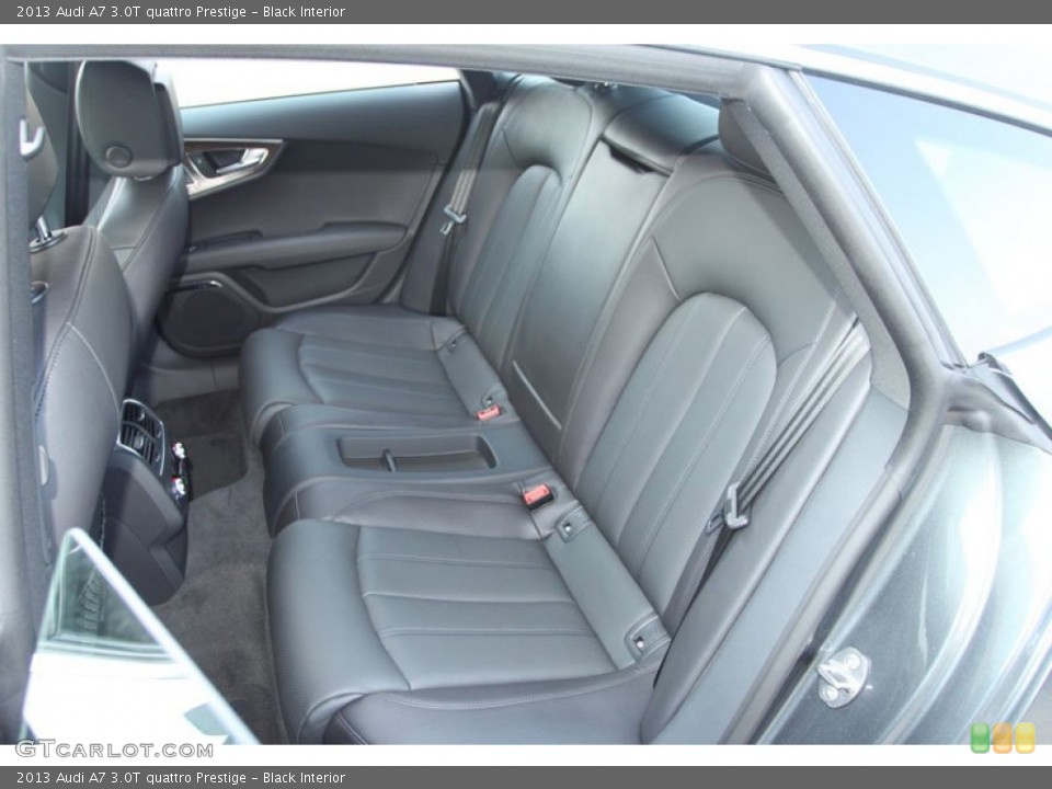 Black Interior Rear Seat for the 2013 Audi A7 3.0T quattro Prestige #69050066