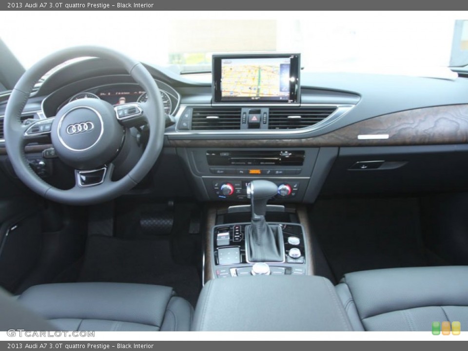 Black Interior Dashboard for the 2013 Audi A7 3.0T quattro Prestige #69050084