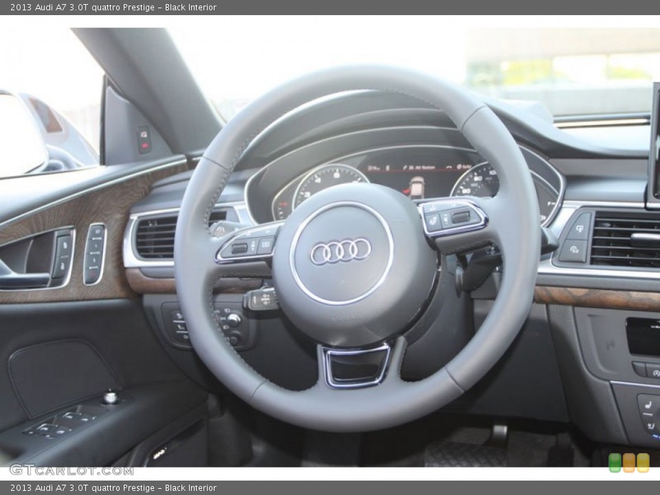 Black Interior Steering Wheel for the 2013 Audi A7 3.0T quattro Prestige #69050090