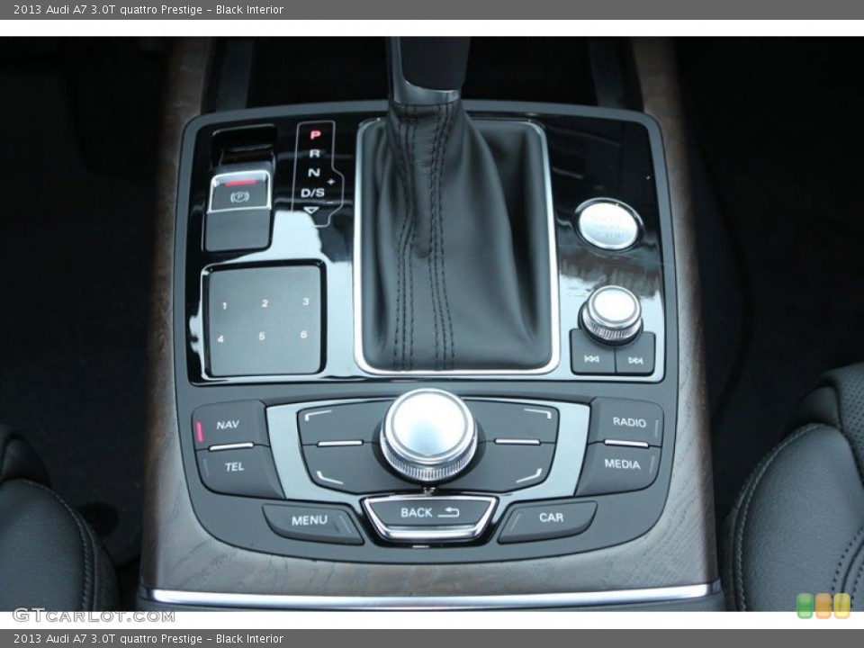 Black Interior Controls for the 2013 Audi A7 3.0T quattro Prestige #69050119