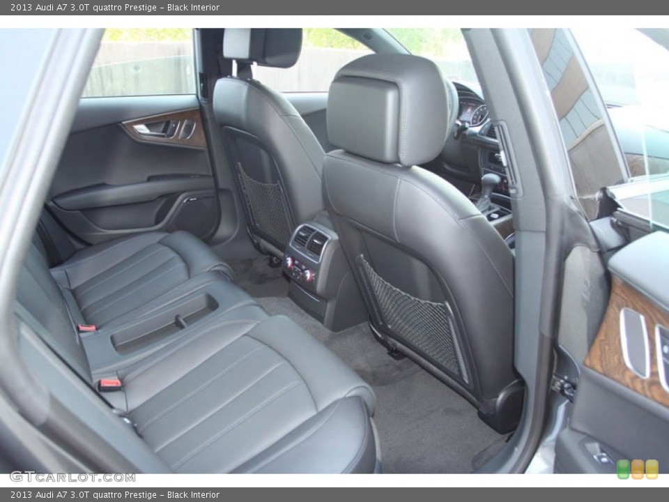 Black Interior Rear Seat for the 2013 Audi A7 3.0T quattro Prestige #69050153