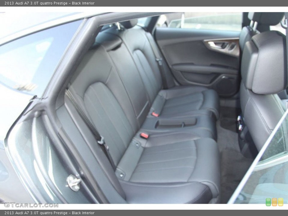 Black Interior Rear Seat for the 2013 Audi A7 3.0T quattro Prestige #69050162
