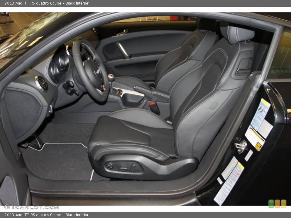 Black Interior Front Seat for the 2013 Audi TT RS quattro Coupe #69051275