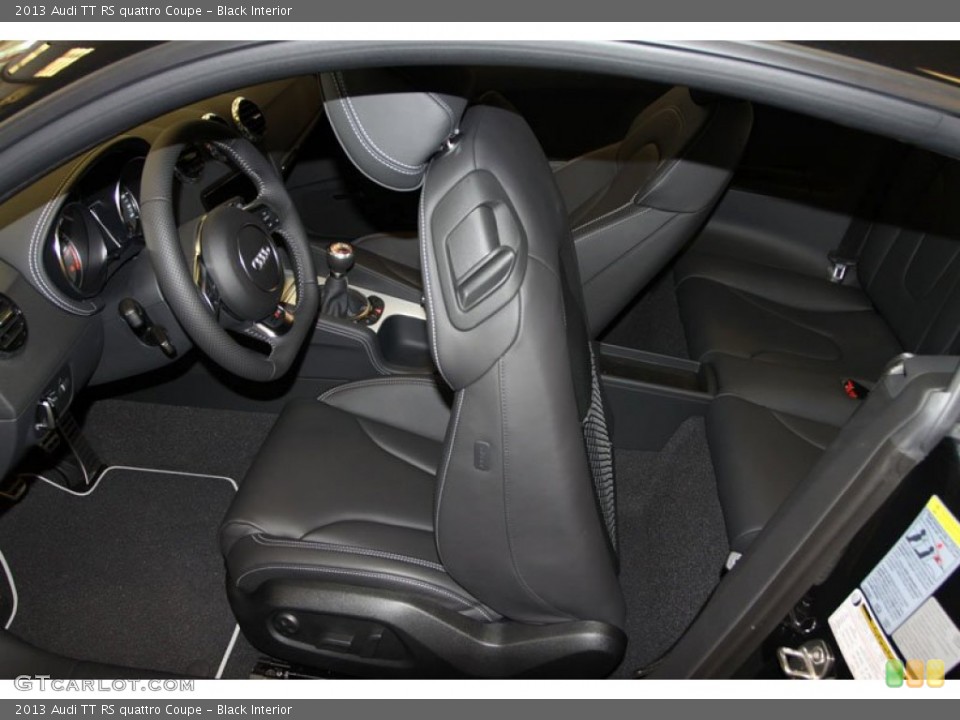 Black Interior Photo for the 2013 Audi TT RS quattro Coupe #69051302