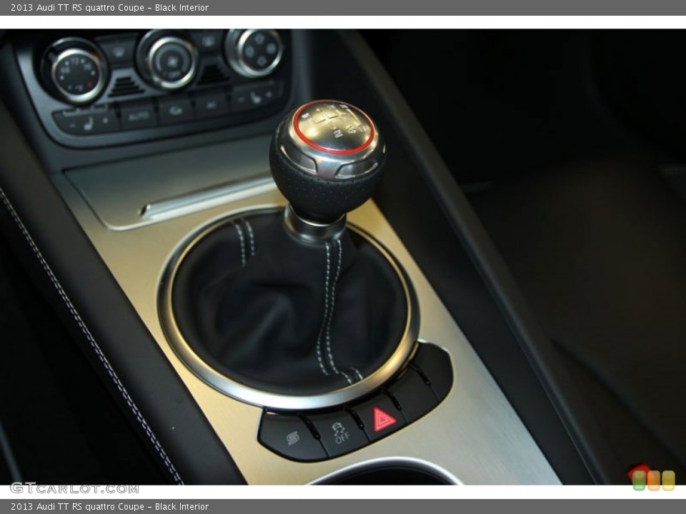 Black Interior Transmission for the 2013 Audi TT RS quattro Coupe #69051329