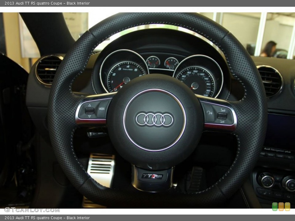 Black Interior Steering Wheel for the 2013 Audi TT RS quattro Coupe #69051338