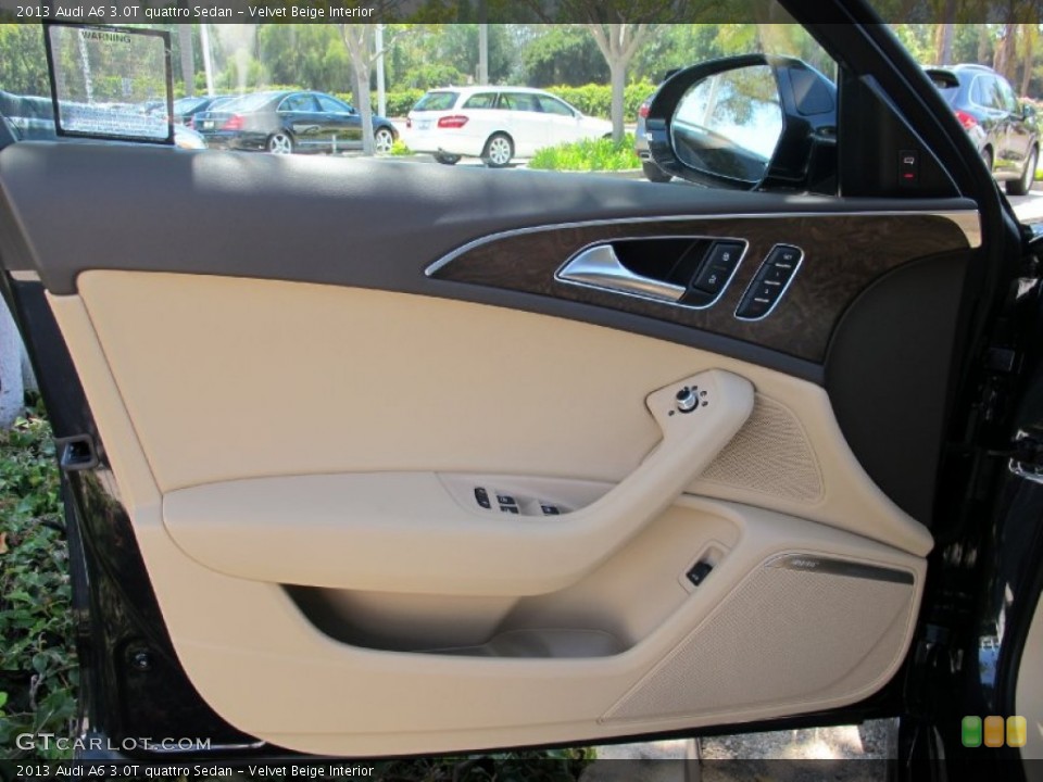 Velvet Beige Interior Door Panel for the 2013 Audi A6 3.0T quattro Sedan #69051676
