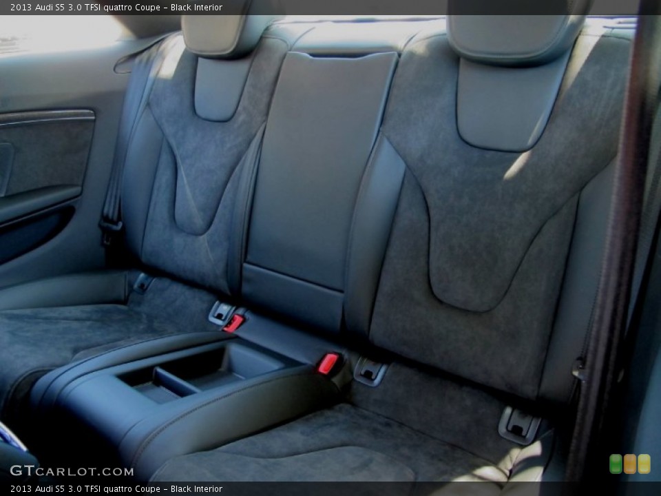 Black Interior Rear Seat for the 2013 Audi S5 3.0 TFSI quattro Coupe #69051741