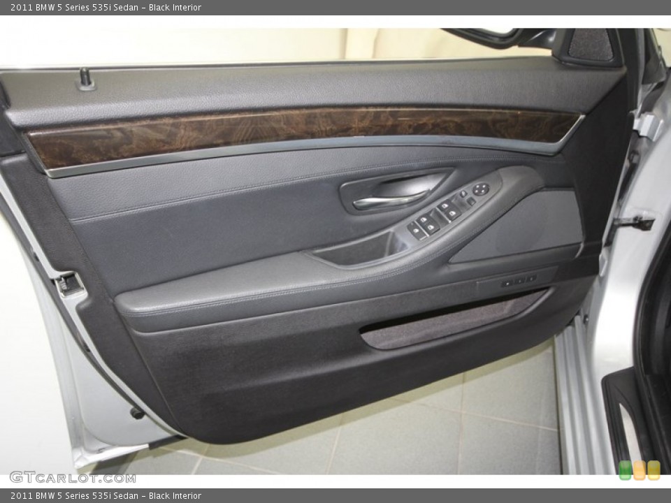 Black Interior Door Panel for the 2011 BMW 5 Series 535i Sedan #69051854