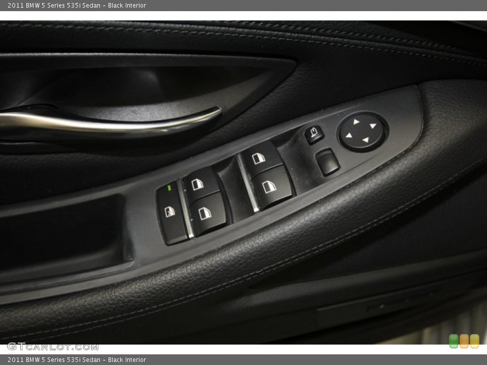 Black Interior Controls for the 2011 BMW 5 Series 535i Sedan #69051863