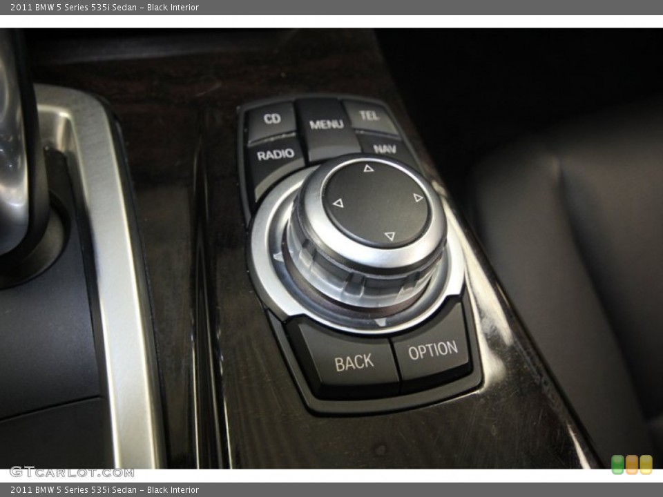 Black Interior Controls for the 2011 BMW 5 Series 535i Sedan #69051950