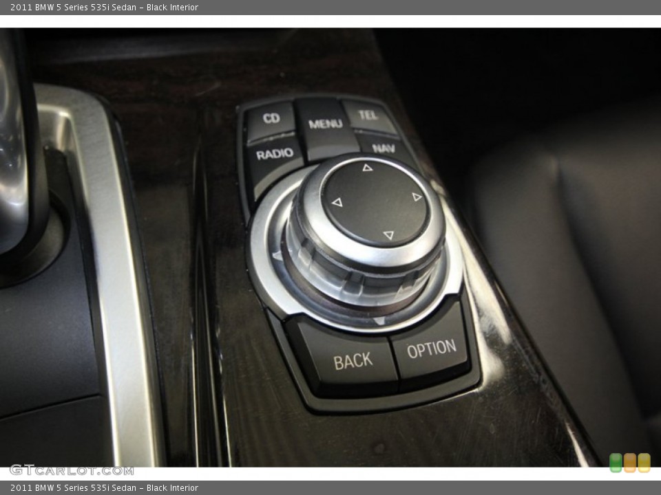 Black Interior Controls for the 2011 BMW 5 Series 535i Sedan #69051950