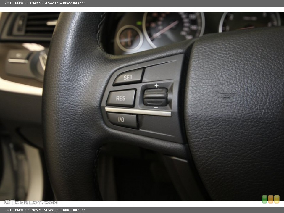 Black Interior Controls for the 2011 BMW 5 Series 535i Sedan #69051992