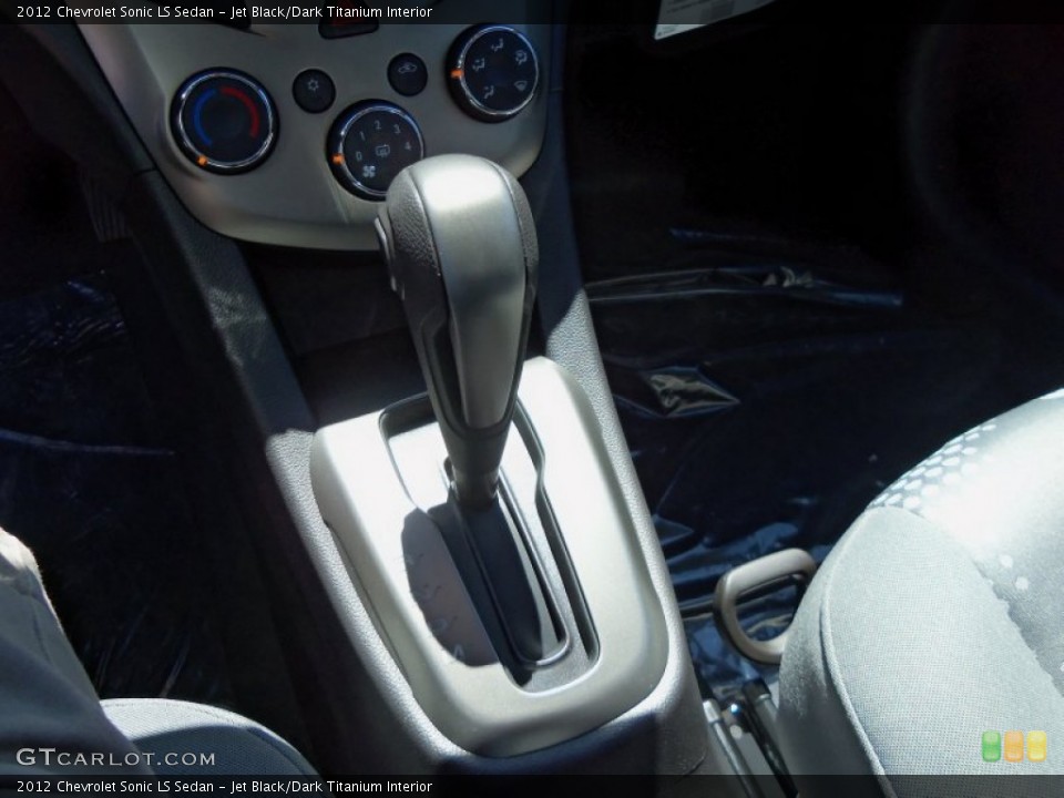 Jet Black/Dark Titanium Interior Transmission for the 2012 Chevrolet Sonic LS Sedan #69053612