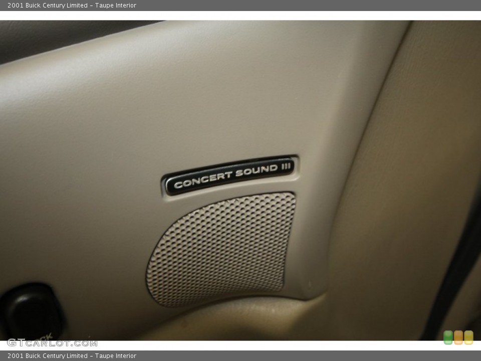 Taupe Interior Audio System for the 2001 Buick Century Limited #69054200