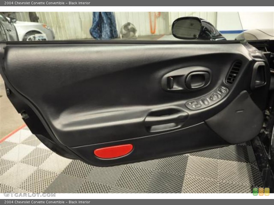 Black Interior Door Panel for the 2004 Chevrolet Corvette Convertible #69054377