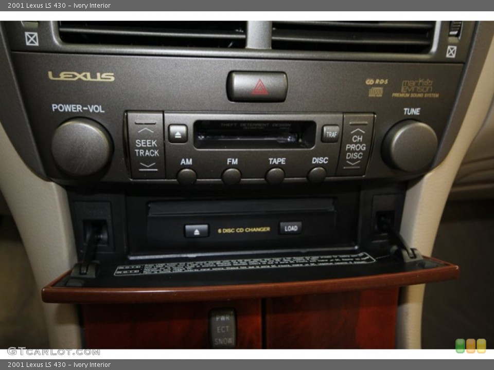 Ivory Interior Controls for the 2001 Lexus LS 430 #69056790