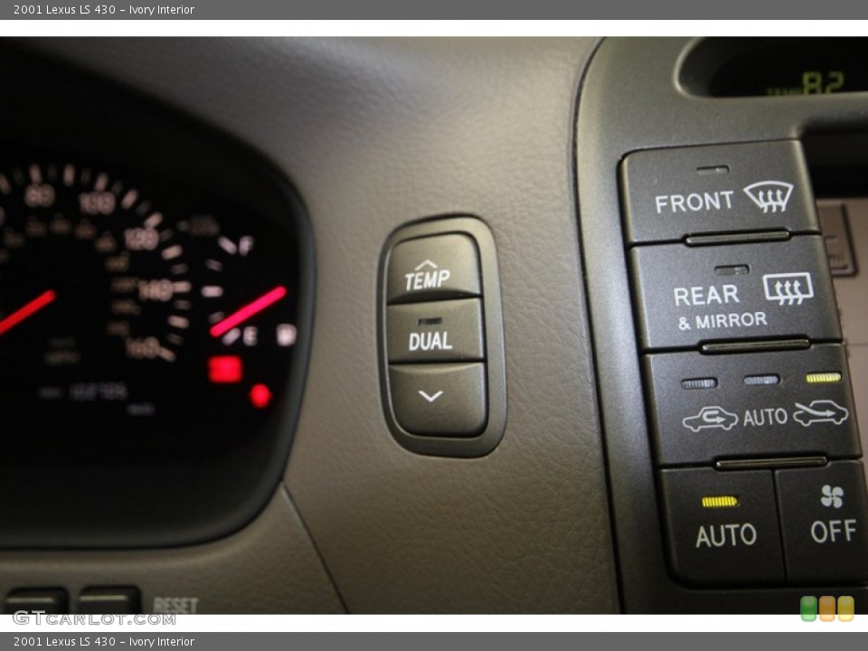 Ivory Interior Controls for the 2001 Lexus LS 430 #69056826