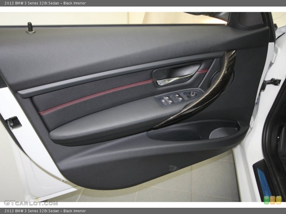 Black Interior Door Panel for the 2013 BMW 3 Series 328i Sedan #69057365