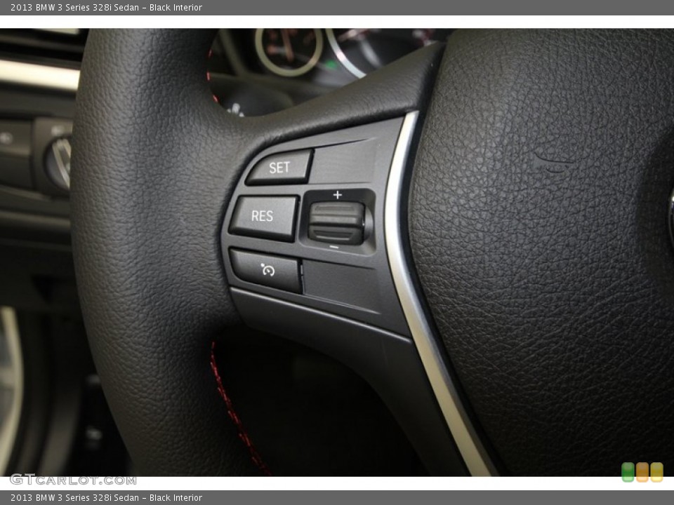 Black Interior Controls for the 2013 BMW 3 Series 328i Sedan #69057446