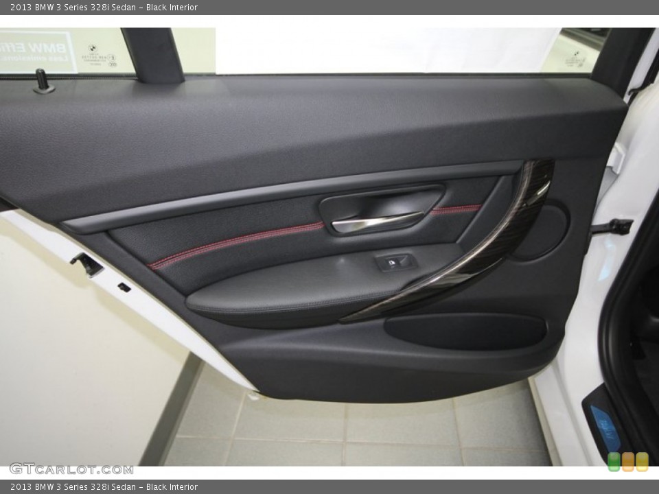 Black Interior Door Panel for the 2013 BMW 3 Series 328i Sedan #69057464