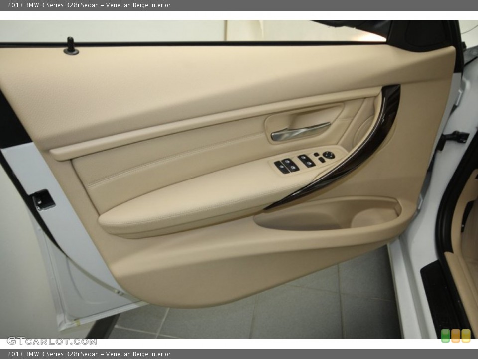 Venetian Beige Interior Door Panel for the 2013 BMW 3 Series 328i Sedan #69057614