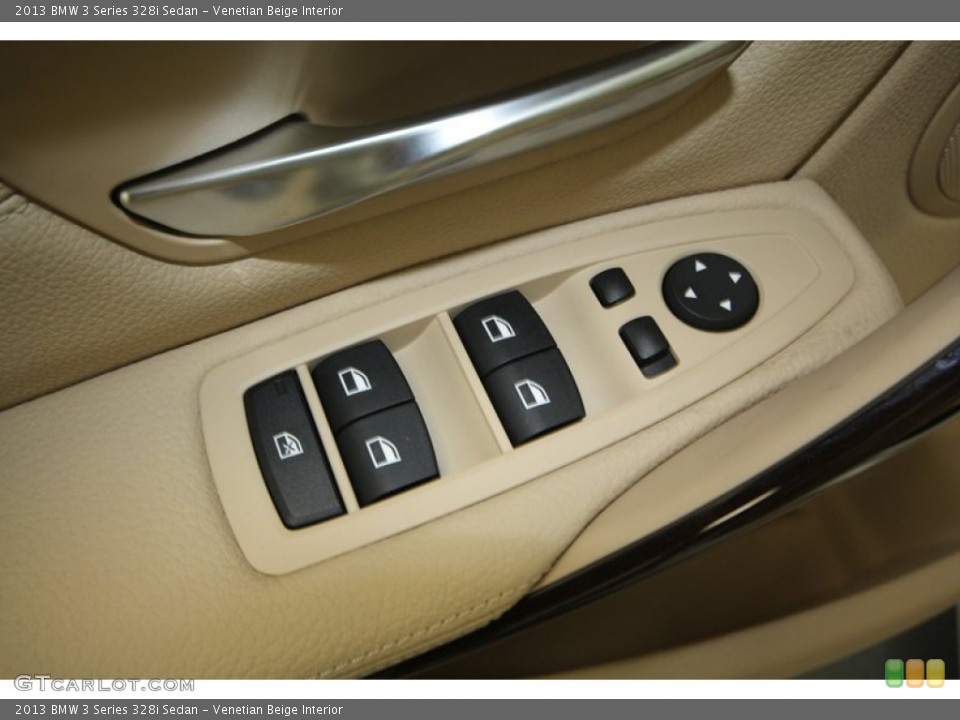Venetian Beige Interior Controls for the 2013 BMW 3 Series 328i Sedan #69057623