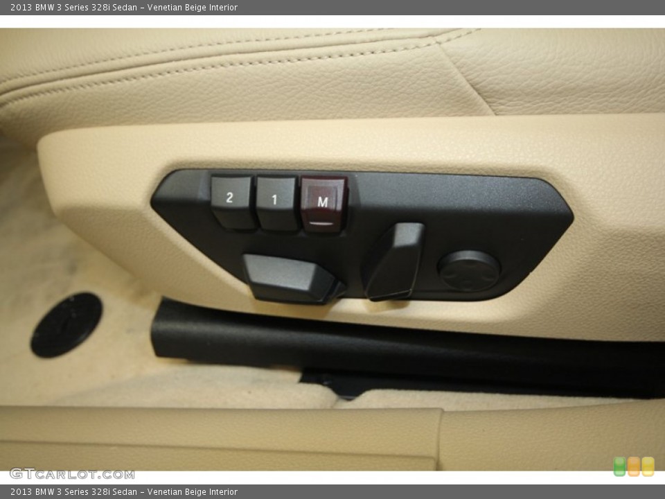 Venetian Beige Interior Controls for the 2013 BMW 3 Series 328i Sedan #69057632