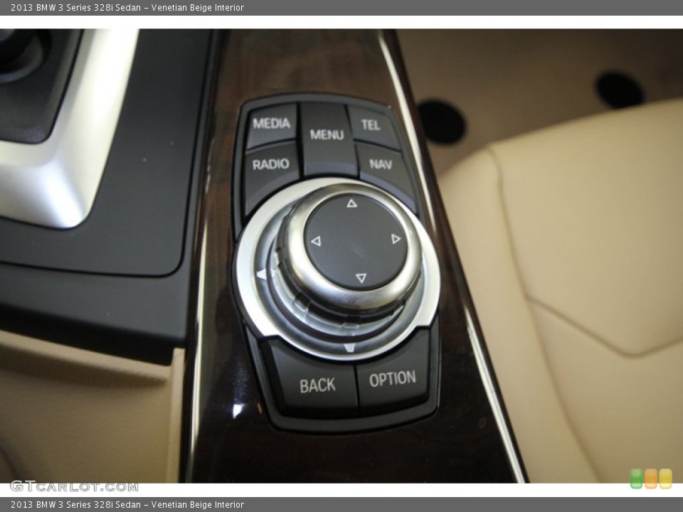 Venetian Beige Interior Controls for the 2013 BMW 3 Series 328i Sedan #69057659