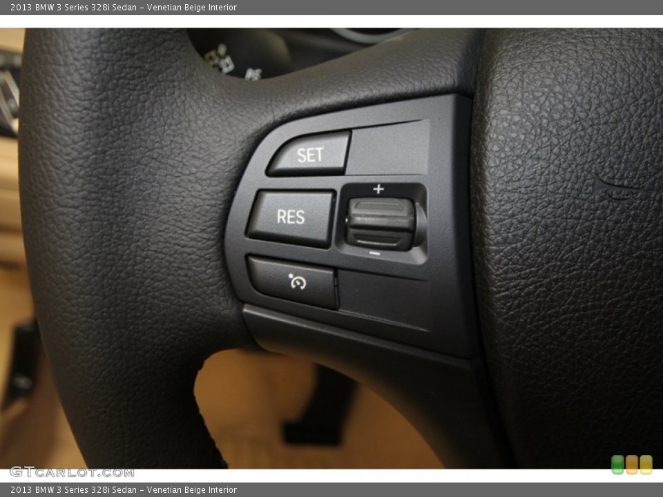 Venetian Beige Interior Controls for the 2013 BMW 3 Series 328i Sedan #69057698