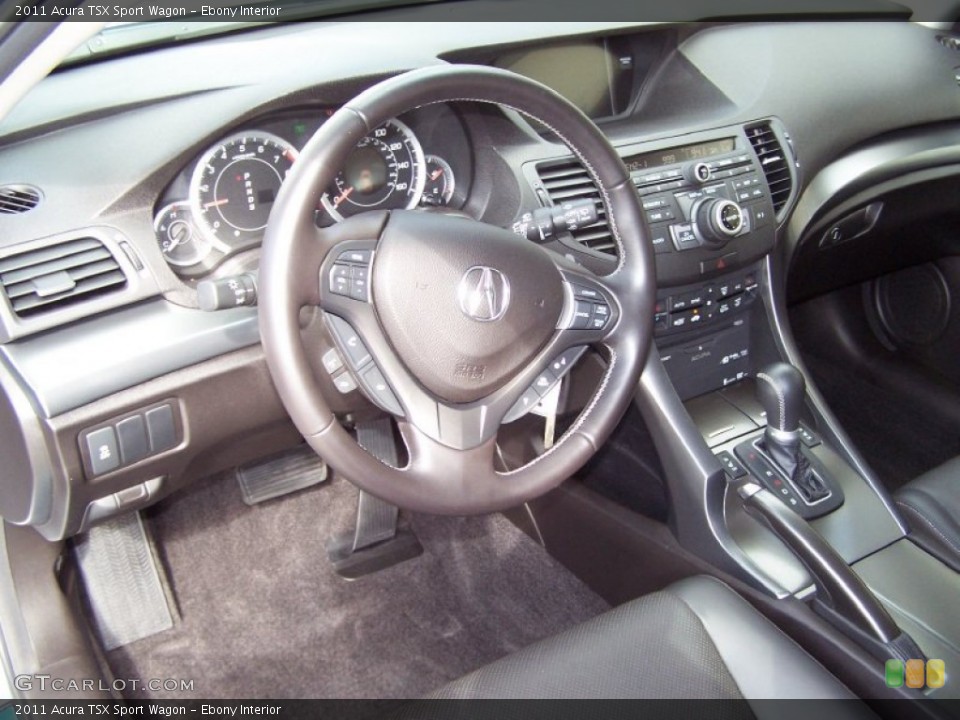 Ebony Interior Prime Interior for the 2011 Acura TSX Sport Wagon #69058415