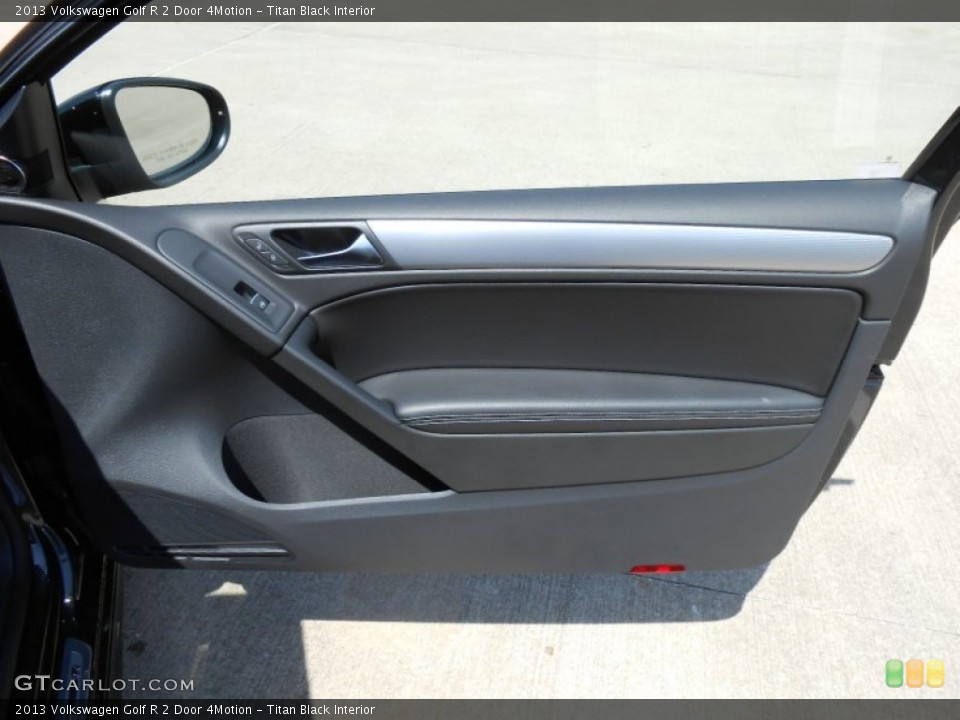 Titan Black Interior Door Panel for the 2013 Volkswagen Golf R 2 Door 4Motion #69060188