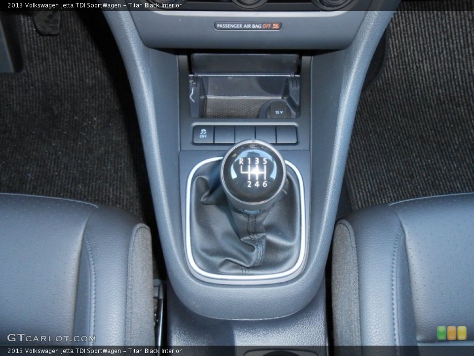 Titan Black Interior Transmission for the 2013 Volkswagen Jetta TDI SportWagen #69060668