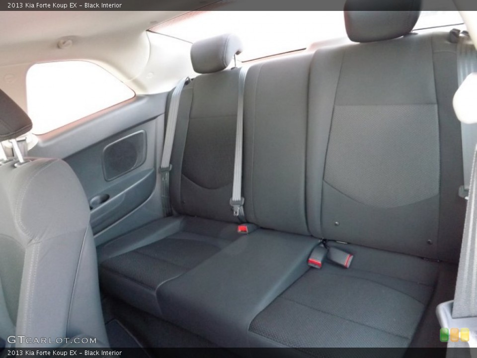 Black Interior Rear Seat for the 2013 Kia Forte Koup EX #69060851