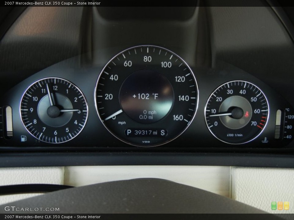 Stone Interior Gauges for the 2007 Mercedes-Benz CLK 350 Coupe #69060944