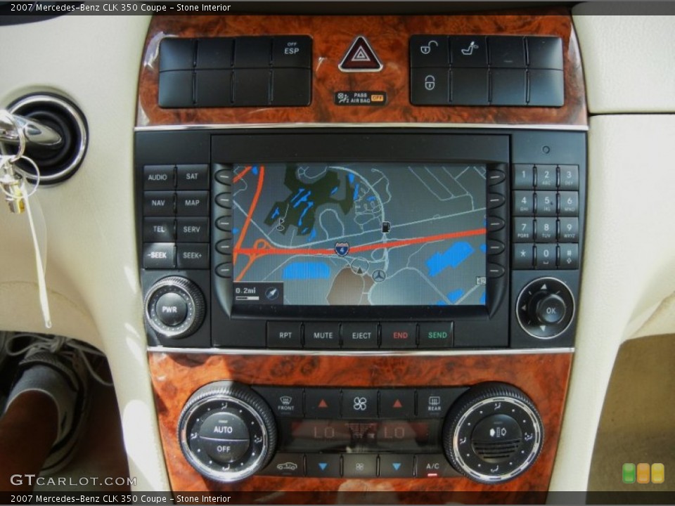 Stone Interior Navigation for the 2007 Mercedes-Benz CLK 350 Coupe #69060953