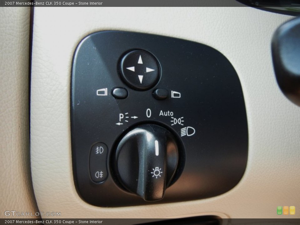 Stone Interior Controls for the 2007 Mercedes-Benz CLK 350 Coupe #69060971